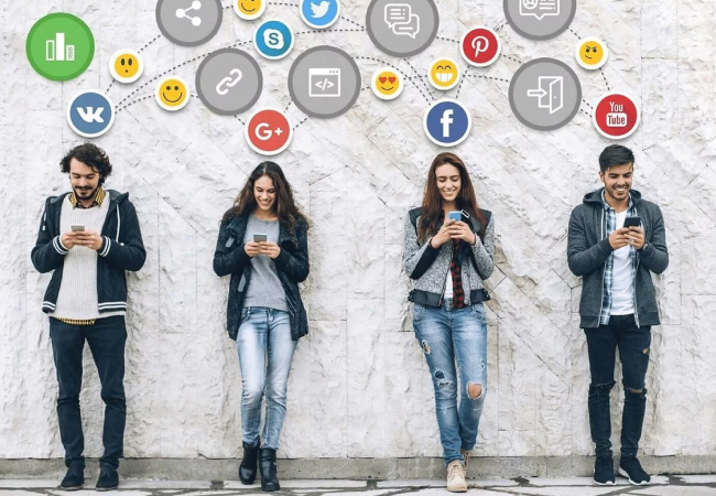 Активность в соцсетях