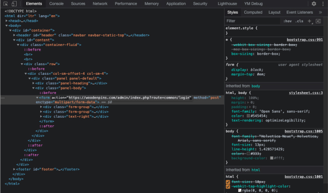 Шаг первый - настройки SSL